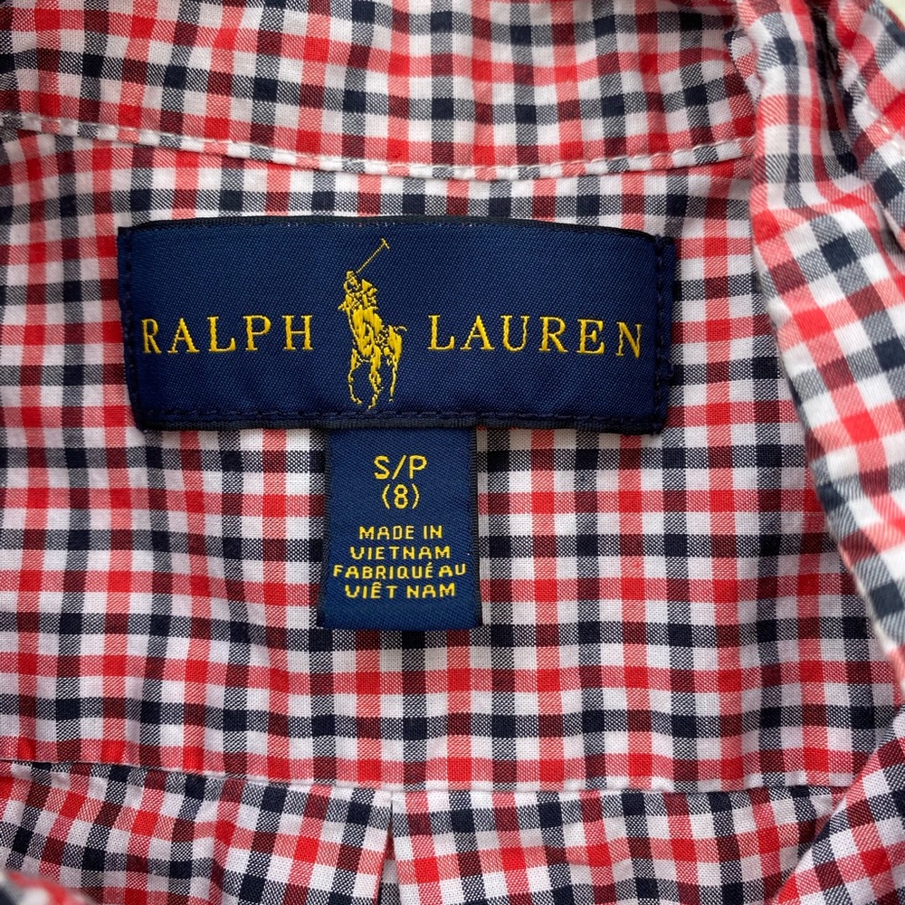 Boys long sleeve plaid button down shirt - Picture 2 of 2